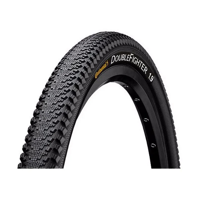 CONTINENTAL DOUBLEFIGHTER III TYRE - WIRE BEAD: BLACK/BLACK 29 X 2.00