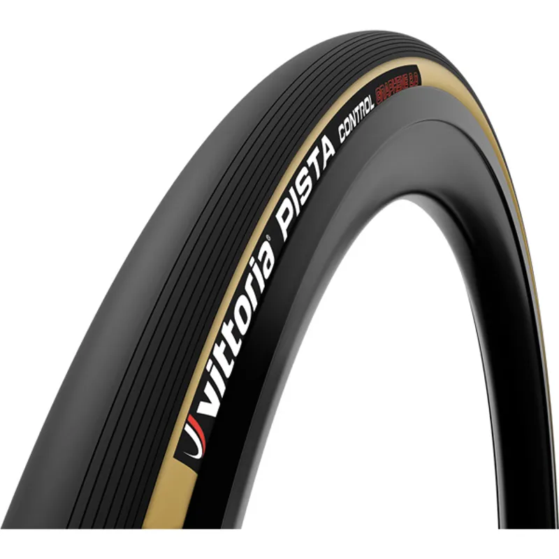 Vittoria Pista Control Tubular Tyre - 23x28inches - Black / Tan