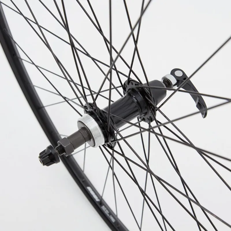 M:PART Hybrid Rear Quick Release Screw On Wheel black 700c-2
