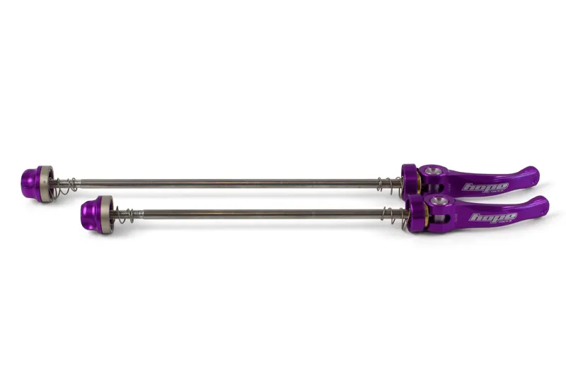 Hope Quick Release FATSNO Skewer Pair in Purple