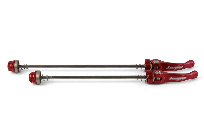 Hope Quick Release FATSNO Skewer Pair in Red