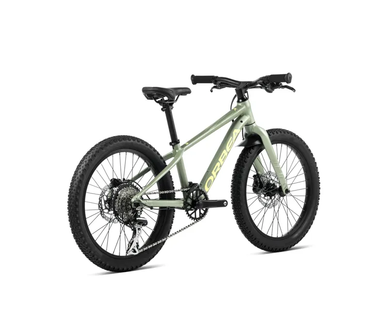 2024 Orbea Mx 20 Team Disc Junior Bike In Metallic Green Artichoke Matt/Yellow Matt-2