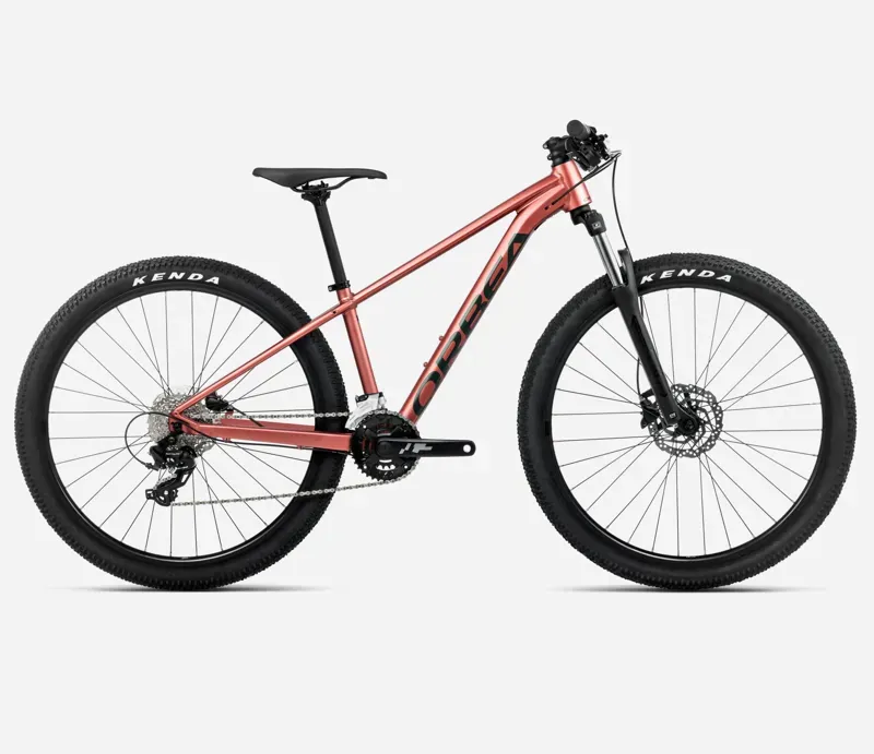 2024 Orbea Onna 27 Xs Junior 50 Junior Mountain Bike In Terracotta Red Matt/Green Gloss
