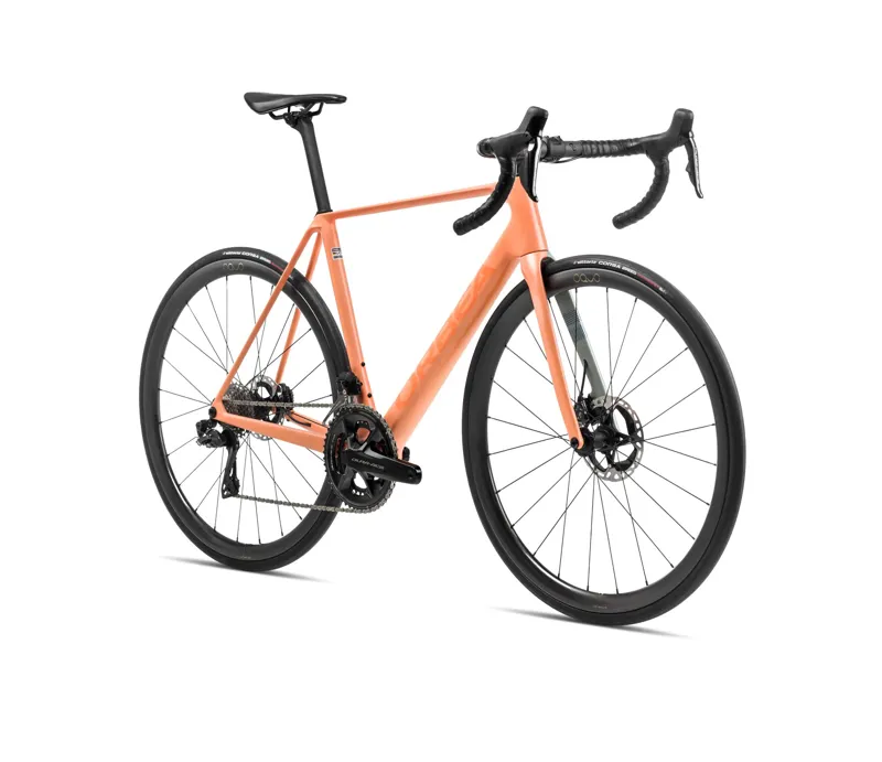 2024 Orbea Orca M11eltd Pwr Road Bike In Orange Cloud/Stone Blue-2