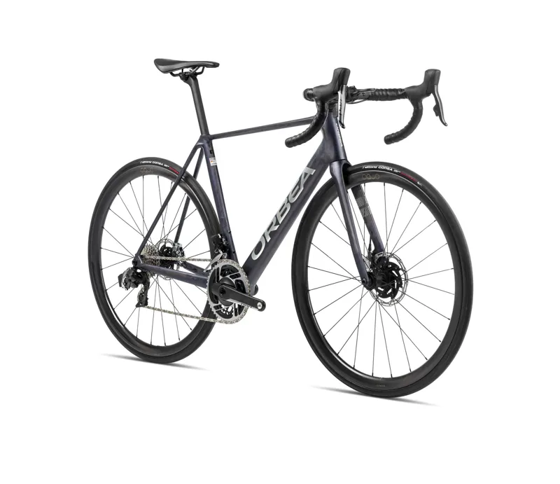 Orbea Orca M21eltd Pwr Road Bike In Tanzanite/Carbon Raw-2