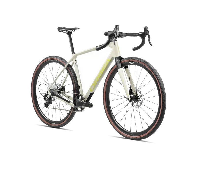 2024 Orbea Terra M30Team Gravel Bike In Ivory White/Spicy Lime-1