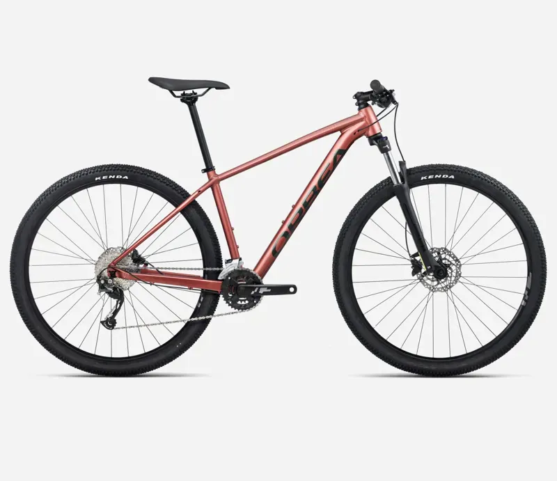 2024 Orbea Onna 29 Mountain Bike In Terracotta Red Matt/Green Gloss