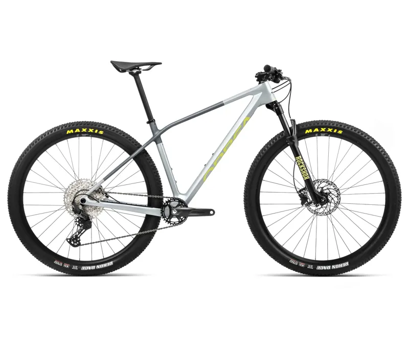 2024 Orbea Alma M50 Mountain Bike In Halo Silver/Shark Grey