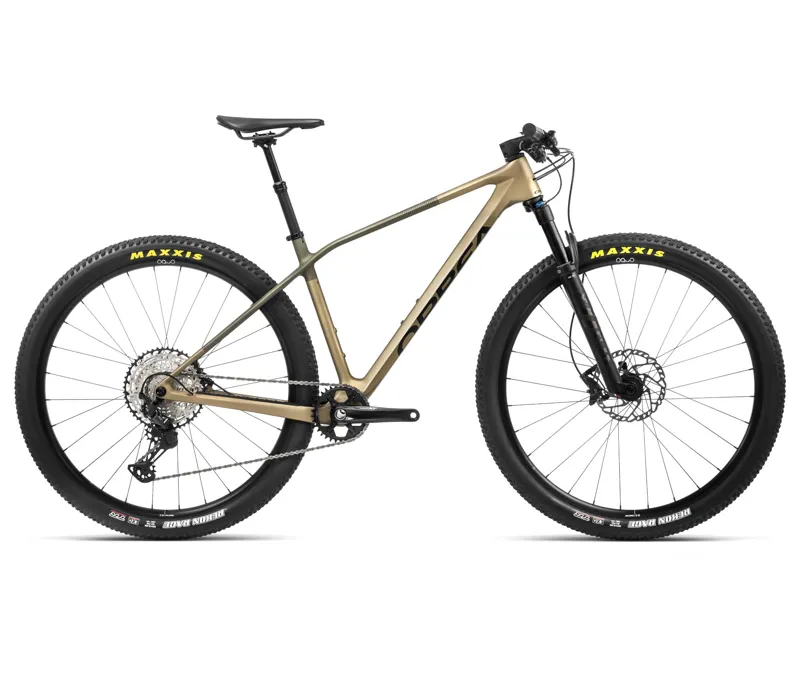 Orbea Alma M20 Mountain Bike In Baobab Brown/Green Gold