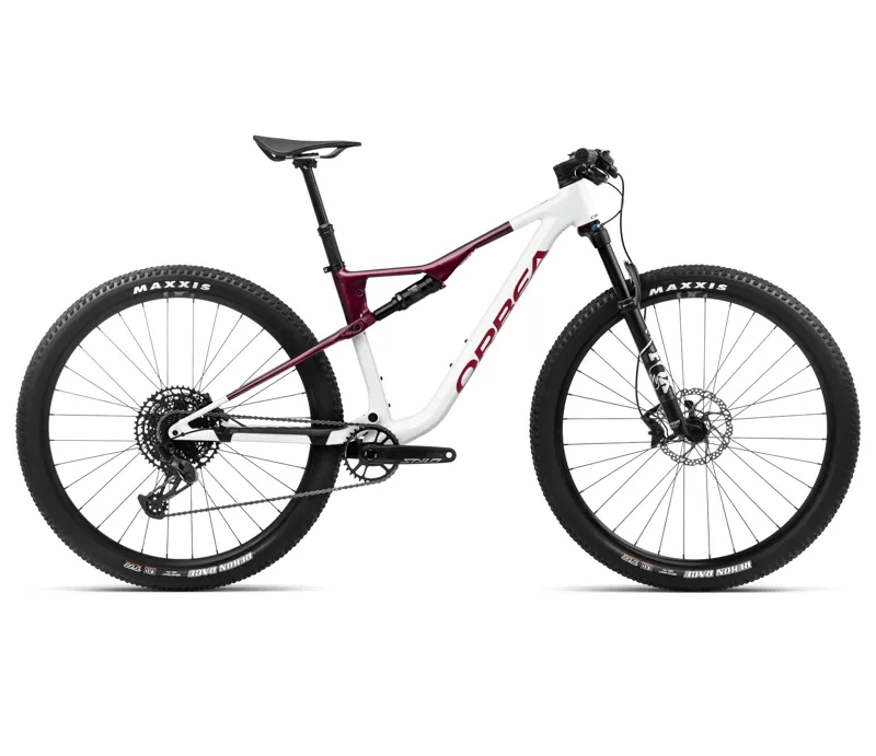 2024 Orbea Oiz H20 Mountain Bike In White Chic/Shadow Coral