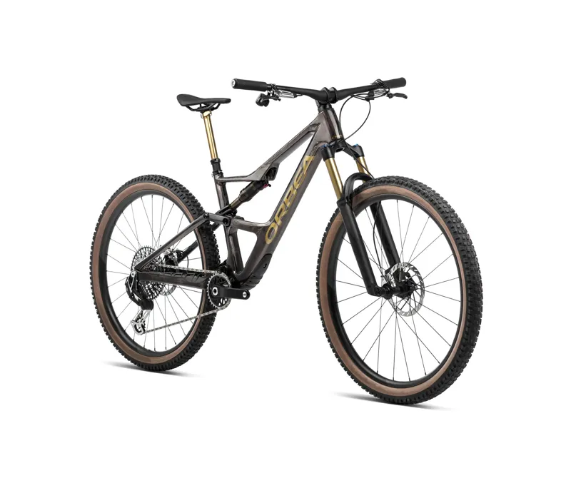 Orbea Occam Sl M10 Mountain Bike In Cosmic Carbon/Metallic Olive Green-1