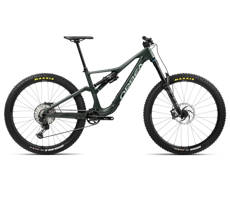 2024 Orbea Rallon M10 Mountain Bike In Forest Green Carbon/Blue Stone