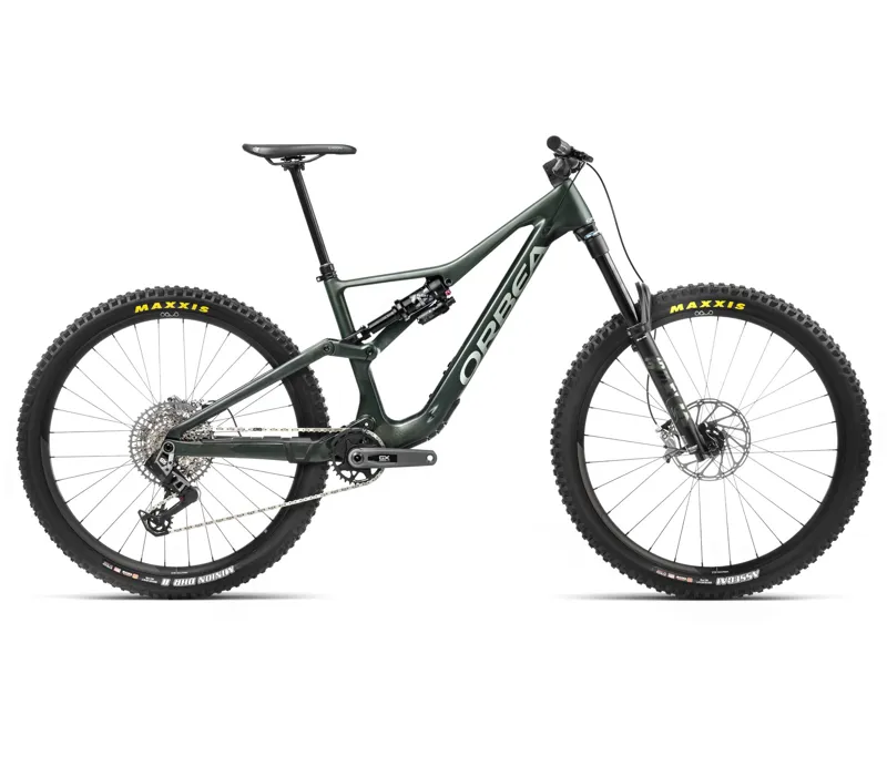 2024 Orbea Rallon M11 Axs Mountain Bike In Forest Green Carbon/Blue Stone