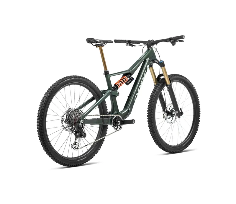 2024 Orbea Rallon M11 Axs Mountain Bike In Forest Green Carbon/Blue Stone-2