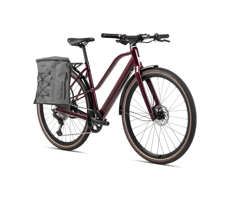 2024 Orbea Vibe Mid H30 In Metallic Burgundy Red-1
