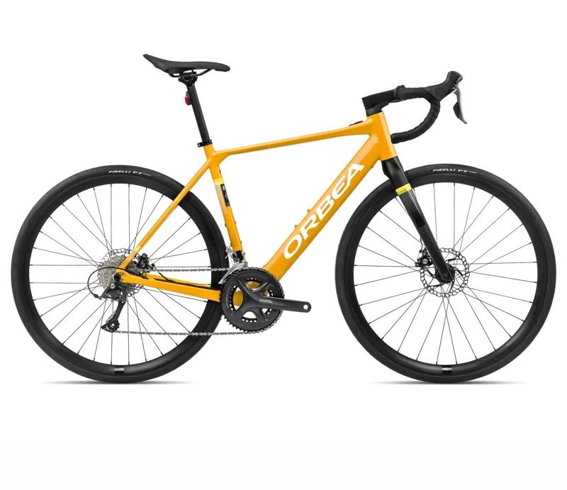 Orbea Gain D50 Electric Road Bike in Mango/Black