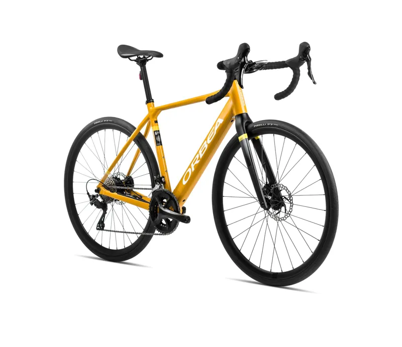 Orbea Gain D50 Electric Road Bike in Mango/Black-1