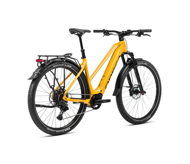 2024 Orbea Kemen Mid Suv 10 Trekking Bike in Mango Black-2