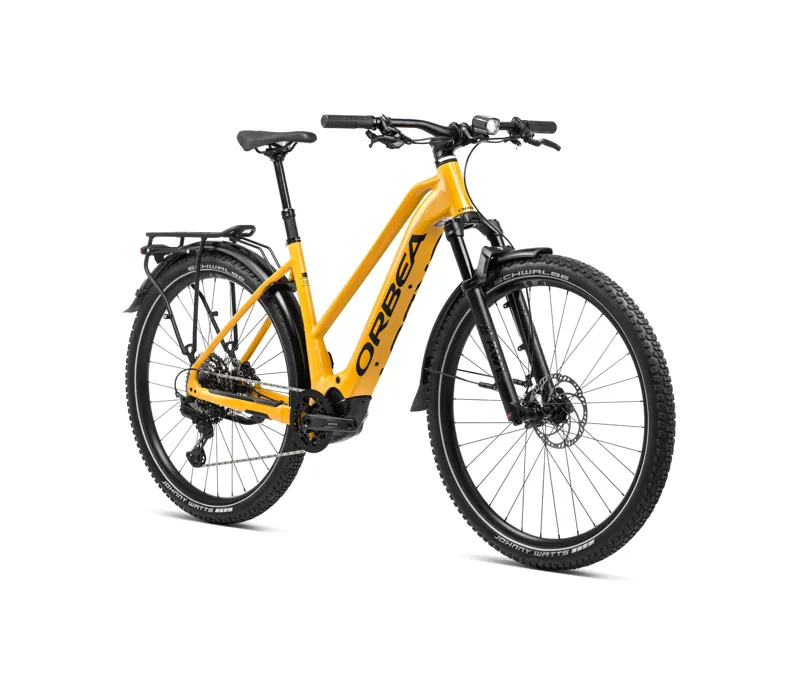 2024 Orbea Kemen Mid Suv 10 Trekking Bike in Mango Black-1