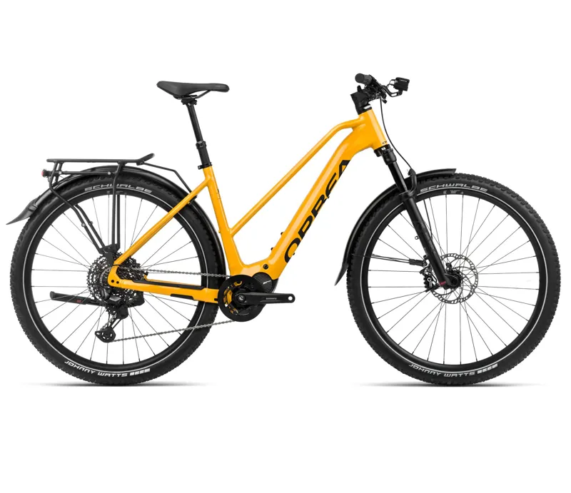2024 Orbea Kemen Mid Suv 10 Trekking Bike in Mango Black