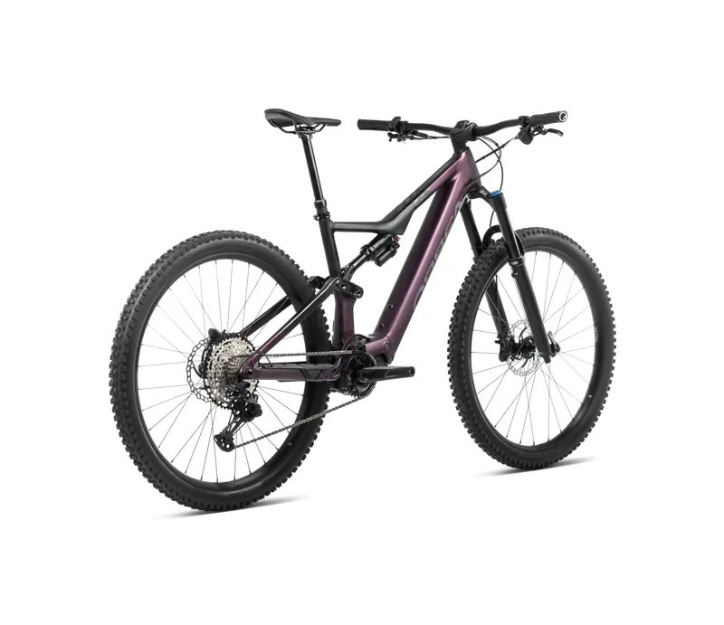 2024 Orbea Rise H20 Mountain Bike in Metallic Mulberry/Black-2