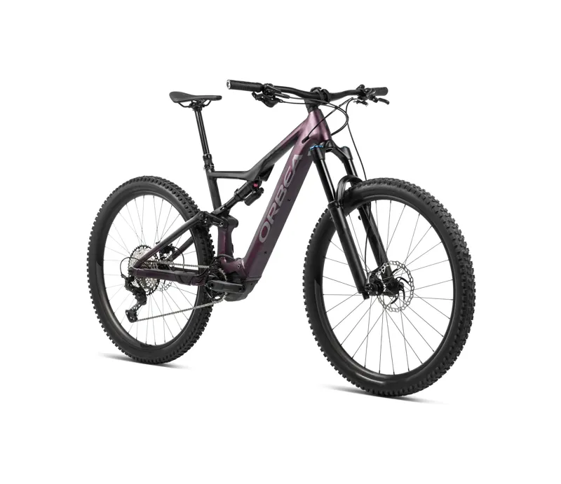 2024 Orbea Rise H20 Mountain Bike in Metallic Mulberry/Black-1