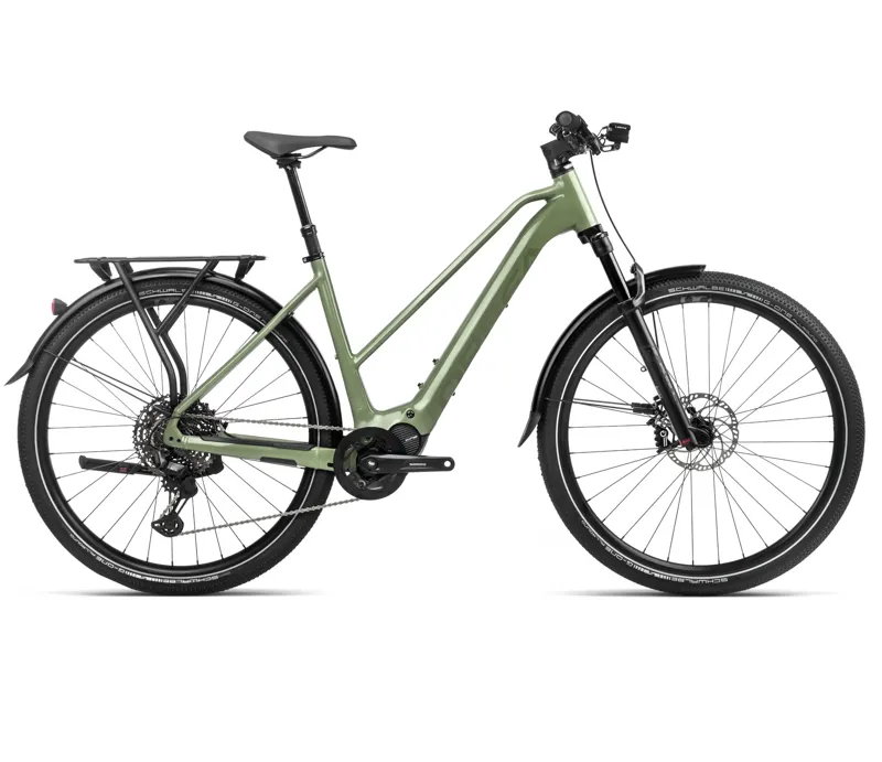 2024 Orbea Kemen Mid 10 Trekking Bike in Urban Green