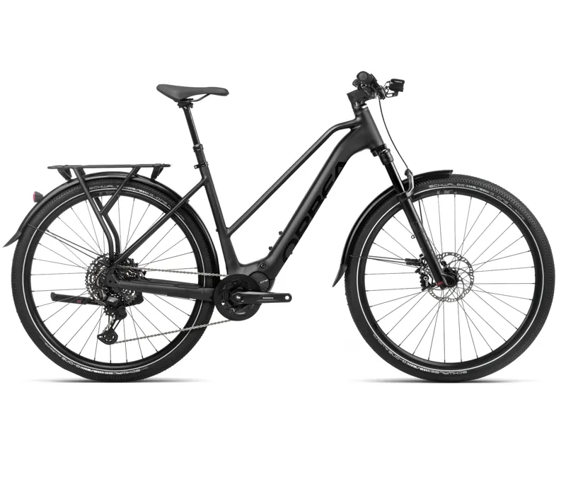 2024 Orbea Kemen Mid 10 Trekking Bike in Metallic Night Black 