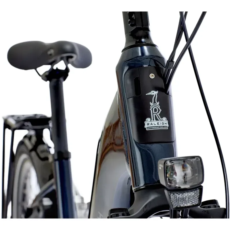 Raleigh Motus Low Step Derailleur Gear E-Hybrid Bike in Night Blue-2