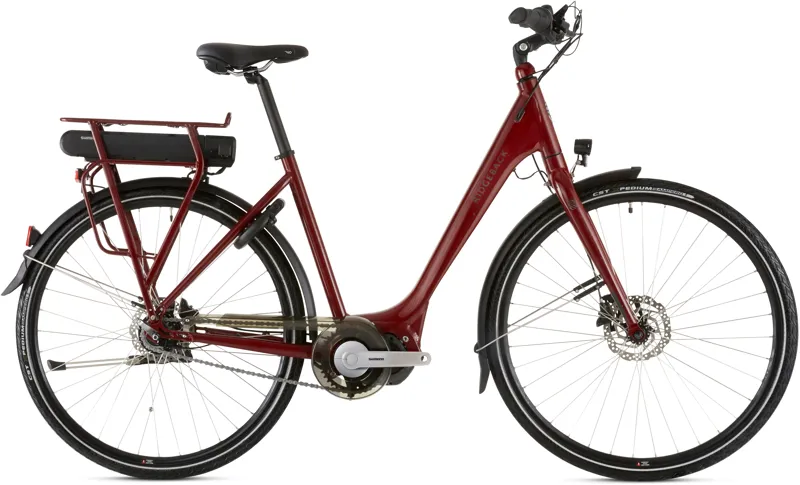 2020 Ridgeback Electron+ Unisex Hybrid in Red