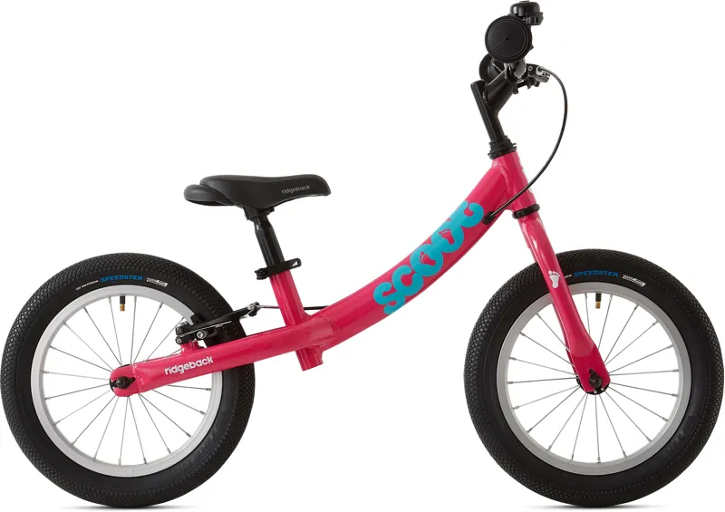 2020 Ridgeback Scoot XL 14 inch Balance Bike in Pink