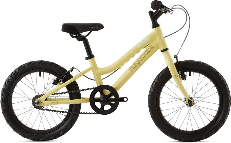 yellow 16 inch bike