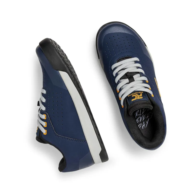 Ride Concepts Hellion Women's Shoes in Midnight Blue/Sunflower