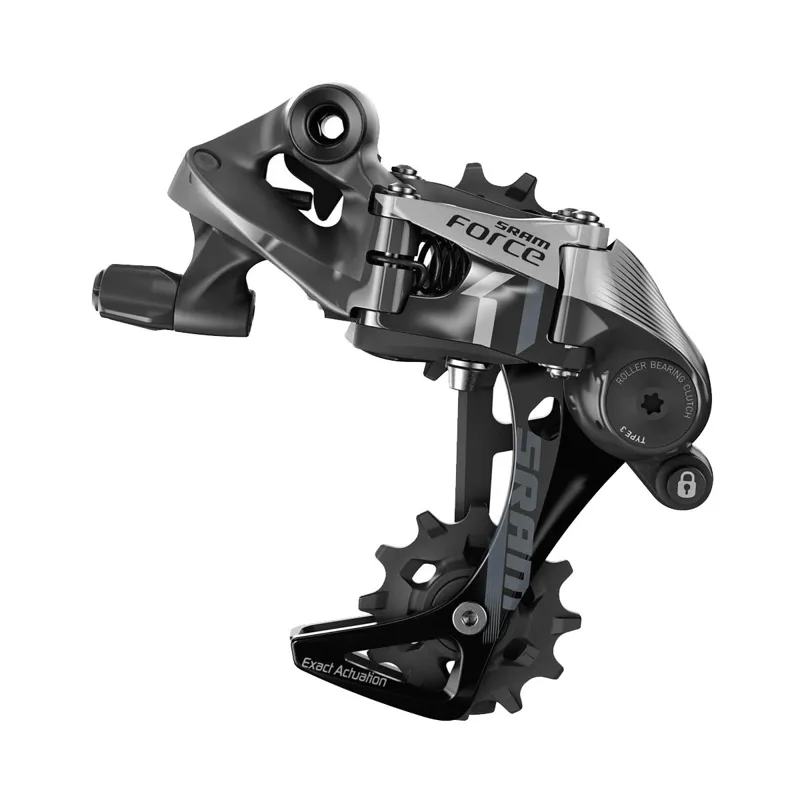 Sram Force1 Rear Derailleur Long Cage In Grey