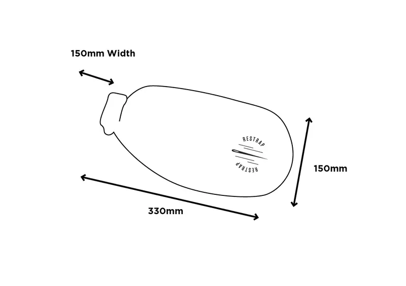 Restrap Race Dry Bag - 7 Litres - Black-2