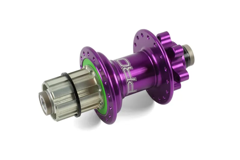 Hope Pro 4 Rear 32H 135mm 10mm Bolt-in Hub in Purple