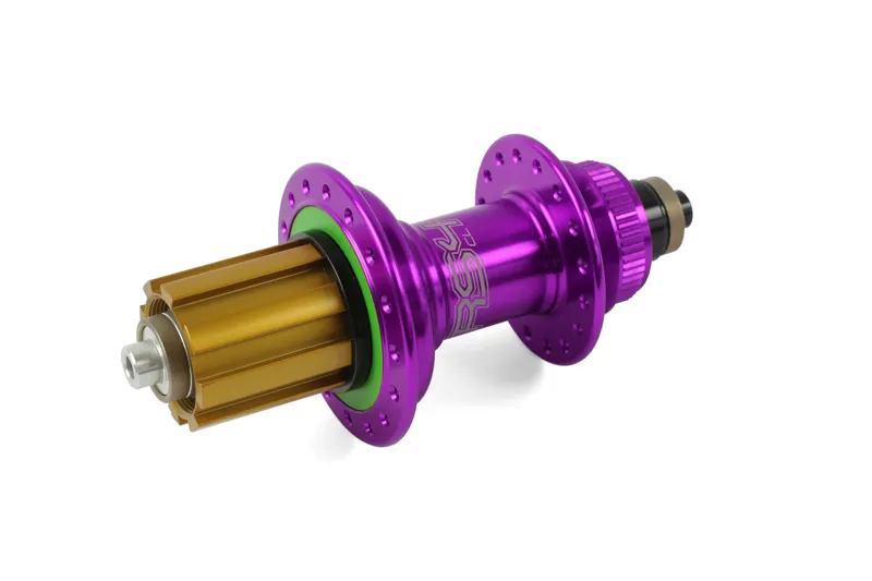 Hope RS4 24H Quick Release Centre Lock Rear Hub in Purple