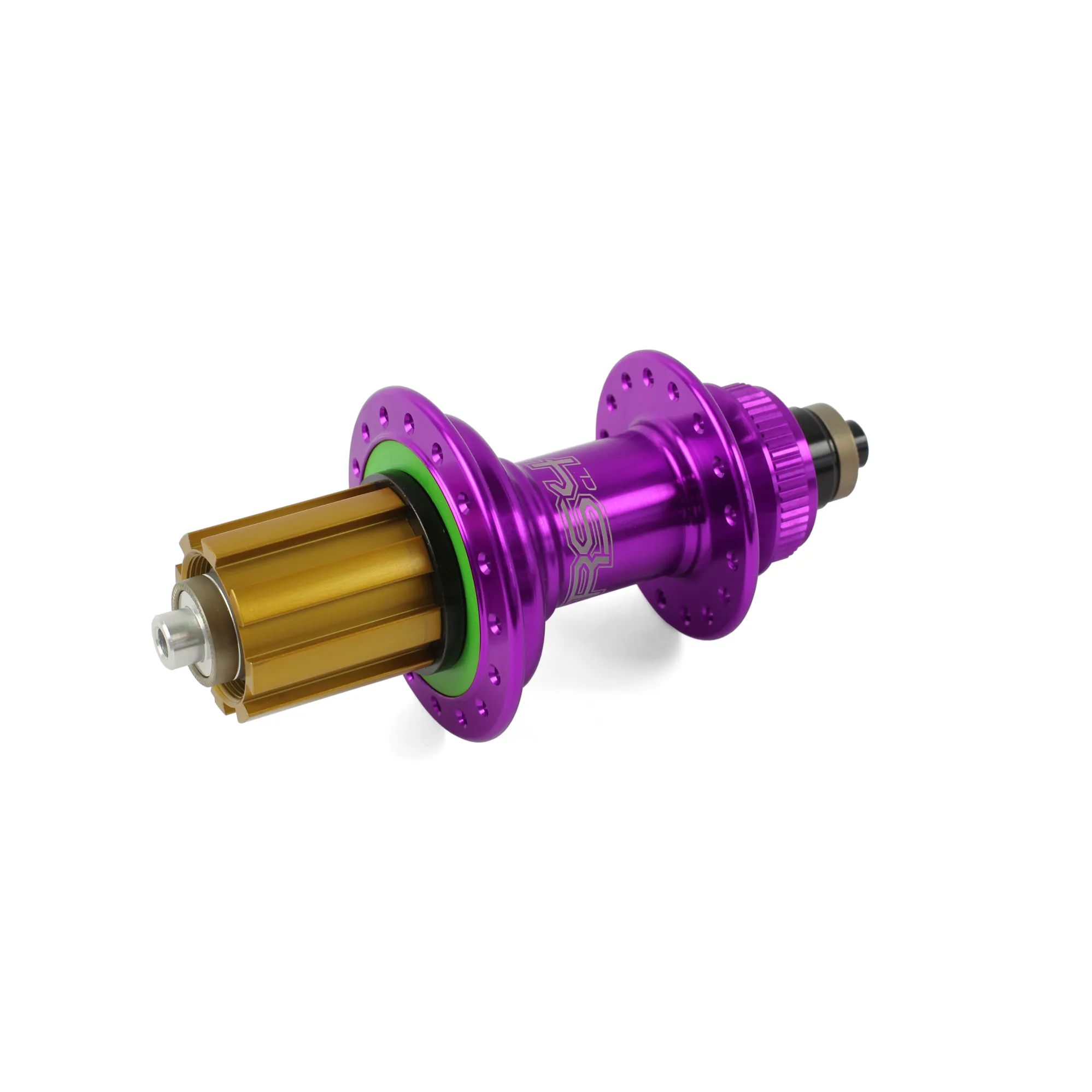 Hope RS4 24H Quick Release Centre Lock Rear Hub in Purple
