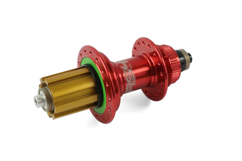 Hope RS4 24H Quick Release Centre Lock Rear Hub in Red