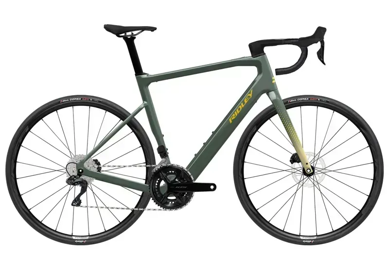 2024 Ridley E-Grifn 105 DI2 E-Road Bike in Green