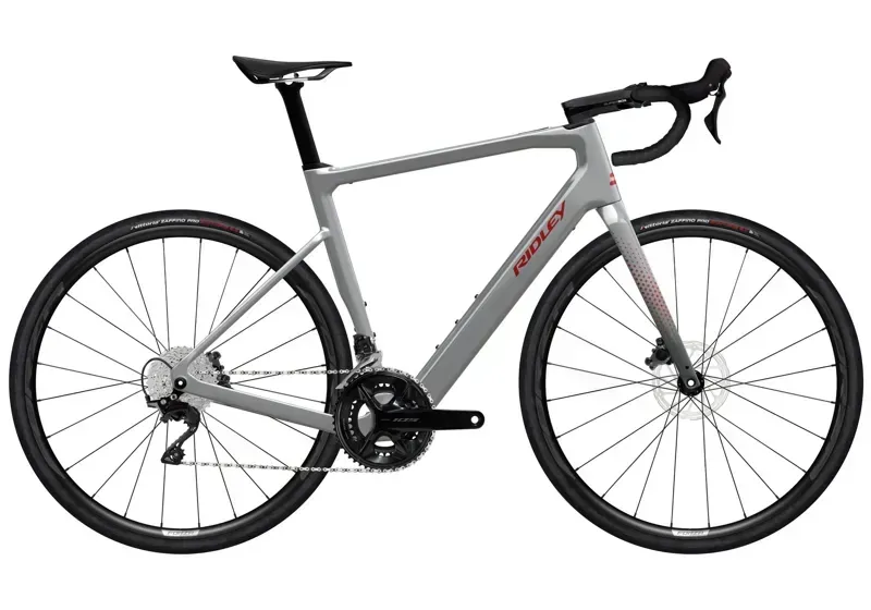2024 Ridley E-Grifn 105 Road Bike in Battle Ship Grey