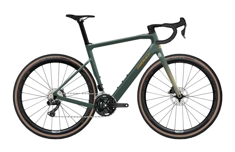 Ridley E-Grifn GRX600 2x E-Gravel Bike in Green