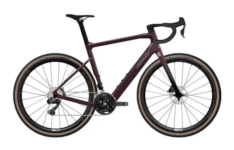 2024 Ridley E-Grifn GRX600 2x E-Gravel Bike in Dark Plum