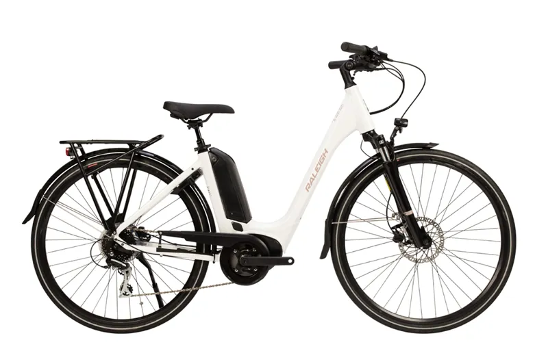 2020 Raleigh Motus Tour Low Step Hub Electric Bike in White