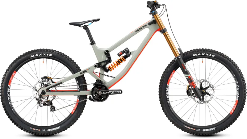 2020 Saracen Myst Team 27.5 Carbon Mountain Bike in White