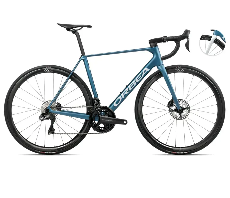 2025 Orbea Orca M20i-Team - Road Bike - Slate Blue / Halo Silver