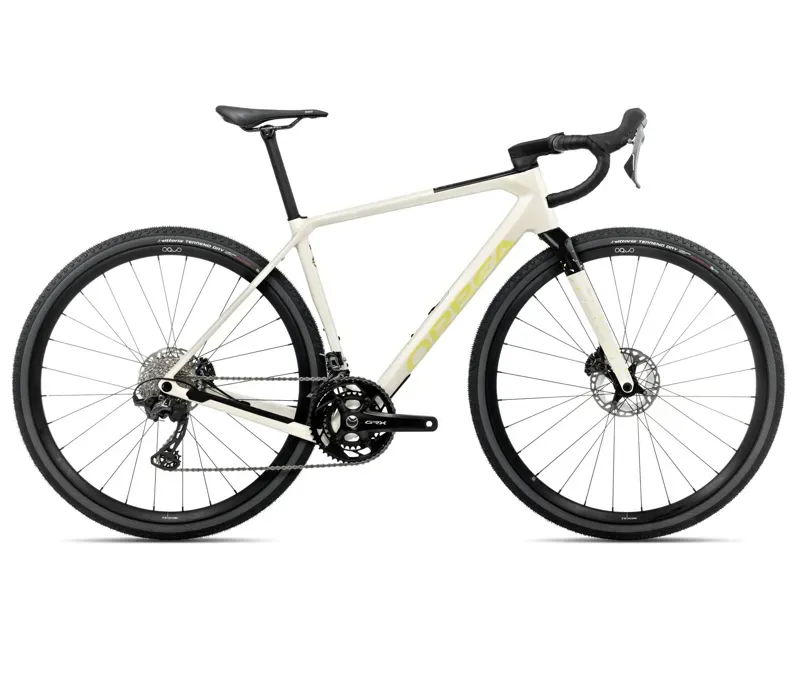 2025 Orbea Terra M20-Team - Gravel Bike - Ivory White / Spicy Lime