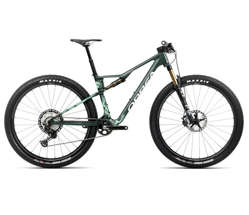 2025 Orbea Oiz M-PRO Factory - Full Suspension Mountain Bike - Forest Green / Green Mint