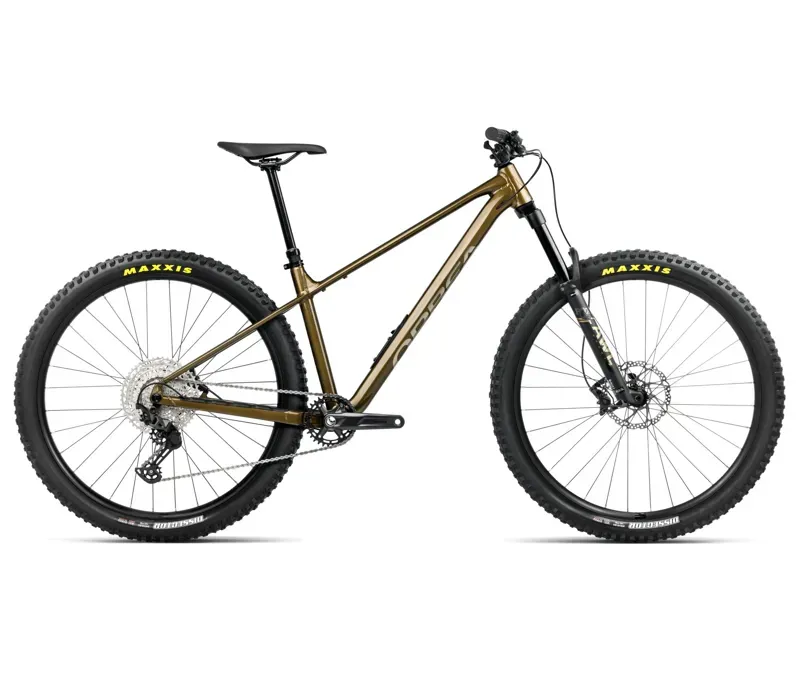 2025 Orbea Laufey H10 Mountain Bike In Metallic Olive Green/Titanium Black Gloss