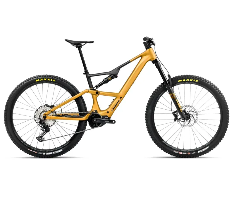 2025 Orbea Rise LT H20 - Electric Full Suspension Mountain Bike - Bumblebee Yellow / Black